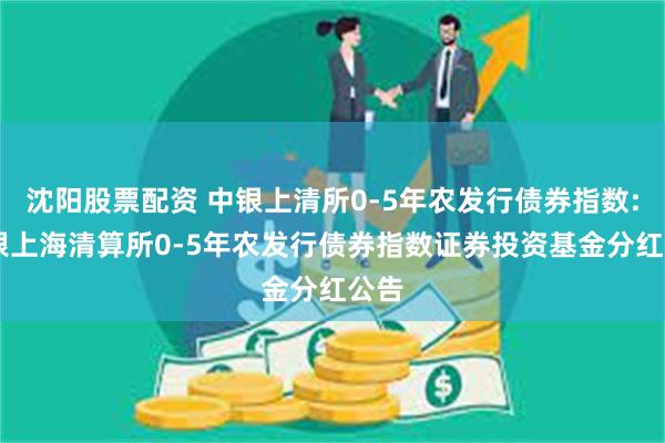 沈阳股票配资 中银上清所0-5年农发行债券指数: 中银上海清算所0-5年农发行债券指数证券投资基金分红公告